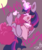 Size: 520x618 | Tagged: safe, artist:xxxcatnameddogxxx, pinkie pie, twilight sparkle, alicorn, earth pony, pony, g4, cuddling, female, lesbian, ship:twinkie, shipping, twilight sparkle (alicorn)