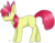 Size: 699x541 | Tagged: safe, artist:yourbestnightmaree, apple bloom, earth pony, pony, g4, female, simple background, solo, transparent background