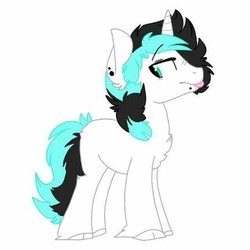 Size: 360x360 | Tagged: artist needed, source needed, safe, oc, pony, unicorn, simple background, tongue out, white background