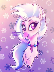 Size: 768x1024 | Tagged: safe, artist:hueghost, silverstream, classical hippogriff, hippogriff, g4, school daze, season 8, female, jewelry, necklace