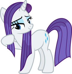 Size: 4359x4500 | Tagged: safe, artist:slb94, rarity, g4, absurd resolution, simple background, transparent background, vector, wet mane