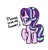 Size: 519x545 | Tagged: safe, artist:comet0ne, starlight glimmer, pony, unicorn, g4, colored, cute, dialogue, digital art, female, glimmerbetes, mare, raised hoof, simple background, sketch, white background