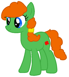 Size: 474x528 | Tagged: safe, artist:blueberry-mlp, oc, oc only, oc:honey dawn, earth pony, pony, female, mare, simple background, solo, white background