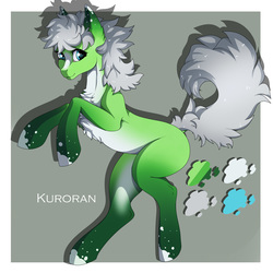 Size: 3000x3000 | Tagged: safe, artist:kuroran, oc, oc only, pony, rcf community, adoptable, advertisement, high res, rearing, solo, ych example, your character here