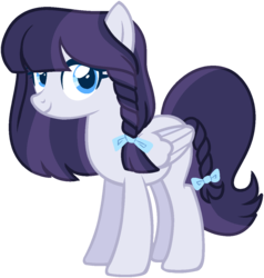 Size: 1122x1178 | Tagged: safe, artist:pandemiamichi, oc, oc only, pegasus, pony, braid, female, mare, simple background, solo, transparent background