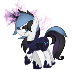 Size: 1059x1014 | Tagged: safe, artist:thecreativeenigma, oc, oc only, oc:sugar skull (angelofthewisp), pony, unicorn, armor, female, mare, simple background, solo, tempest's armor, transparent background