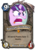 Size: 400x569 | Tagged: safe, edit, edited screencap, screencap, starlight glimmer, g4, angry, card, drama, hearthstone, joke, legendary, op is a duck, open mouth, parody, quite, starlight drama, teeth, useless, warcraft, worst pony