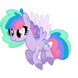 Size: 1024x1024 | Tagged: safe, artist:chococakebabe, oc, oc only, oc:star dazzle, pegasus, pony, female, mare, simple background, solo, transparent background, two toned wings