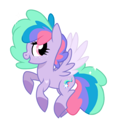 Size: 862x878 | Tagged: safe, artist:chococakebabe, oc, oc only, oc:star dazzle, pegasus, pony, female, mare, simple background, solo, transparent background, two toned wings