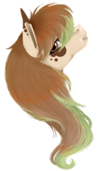 Size: 1024x1768 | Tagged: safe, artist:oneiria-fylakas, oc, oc only, oc:ellie, pony, bust, female, mare, portrait, simple background, solo, transparent background