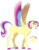 Size: 965x1250 | Tagged: safe, artist:bijutsuyoukai, oc, oc only, pegasus, pony, colored hooves, colored wings, magical lesbian spawn, male, multicolored wings, offspring, parent:fluttershy, parent:rainbow dash, parents:flutterdash, reference sheet, simple background, solo, spread wings, stallion, transparent background, wings