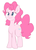 Size: 872x1200 | Tagged: safe, artist:akainu_pony, pinkie pie, earth pony, pony, g4, female, happy, mare, ponk, simple background, smiling, solo, white background