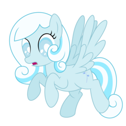 Size: 6000x6000 | Tagged: safe, artist:suramii, oc, oc only, oc:snowdrop, pegasus, pony, absurd resolution, blind, female, mare, open mouth, simple background, solo, transparent background