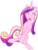 Size: 9253x12280 | Tagged: safe, artist:dentist73548, edit, editor:slayerbvc, vector edit, princess cadance, alicorn, pony, a canterlot wedding, g4, ^^, absurd resolution, accessory-less edit, bare hooves, bipedal, chicken dance, concave belly, cute, cutedance, dancing, eyes closed, female, mare, missing accessory, open mouth, simple background, slender, solo, thin, transparent background, vector