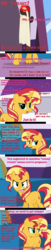 Size: 997x4841 | Tagged: safe, artist:mlp-trailgrazer, sunset shimmer, twilight sparkle, alicorn, pony, g4, ask, comic, offscreen character, pregnant, scrunchy face, tumblr, twilight sparkle (alicorn)