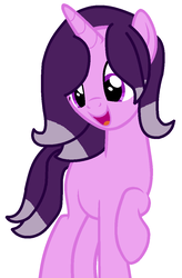 Size: 724x1104 | Tagged: safe, artist:blueberry-mlp, oc, oc only, oc:final cut, pony, unicorn, female, mare, simple background, solo, white background