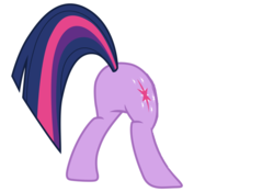 Size: 900x630 | Tagged: safe, twilight sparkle, g4, butt, butt only, disembodied butt, plot, simple background, tail, twibutt, twiplot sparkle, white background