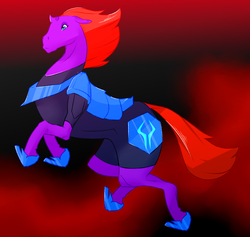 Size: 1959x1854 | Tagged: safe, artist:amberpendant, tempest shadow, horse, g4, my little pony: the movie, female, hoers, solo