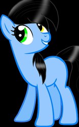 Size: 669x1080 | Tagged: safe, artist:grimm821525, oc, oc only, oc:flicker sparks, earth pony, pony, black background, female, heterochromia, mare, simple background, solo