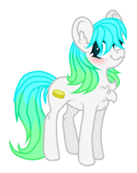 Size: 654x820 | Tagged: safe, artist:diamondmlpocean, oc, oc only, oc:bubble wave, earth pony, pony, chest fluff, female, mare, simple background, solo, transparent background