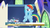 Size: 1280x720 | Tagged: safe, screencap, rainbow dash, pegasus, pony, g4, my little pony: friendship is magic, school daze, airship, cute, cutie map, cutie mark, dashabetes, discovery family logo, female, filly, friendship throne, nervous smile, smiling, squee, swashbuckler, the cmc's cutie marks