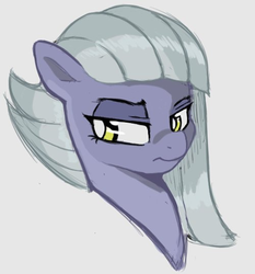 Size: 500x537 | Tagged: safe, artist:tre, limestone pie, earth pony, pony, g4, bust, female, looking at you, mare, simple background, solo, white background