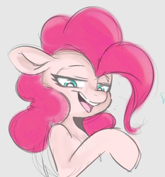 Size: 622x666 | Tagged: safe, artist:tre, pinkie pie, earth pony, pony, g4, female, looking at you, mare, smiling, solo