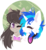 Size: 554x599 | Tagged: safe, artist:tay-niko-yanuciq, dj pon-3, octavia melody, vinyl scratch, pony, g4, blushing, cheek fluff, chest fluff, cute, ear fluff, eyes closed, female, lesbian, licking, mare, one eye closed, ship:scratchtavia, shipping, simple background, smiling, tongue out, transparent background