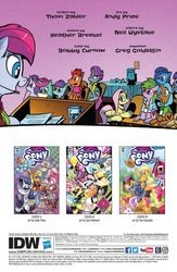 Size: 900x1384 | Tagged: safe, artist:andypriceart, idw, coco pommel, fluttershy, rarity, alicorn, pony, g4, spoiler:comic, spoiler:comic64, animation error, preview, spot the alicorn, unnamed character, unnamed pony