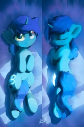 Size: 4000x6000 | Tagged: safe, artist:freeedon, oc, oc only, oc:windows 8, pony, unicorn, absurd resolution, body pillow, body pillow design, commission, female, heterochromia, looking at you, mare, solo