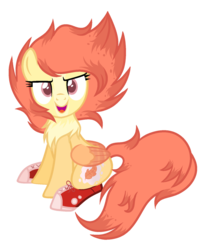 Size: 1024x1254 | Tagged: safe, artist:mintoria, oc, oc only, oc:feather flight, pegasus, pony, clothes, converse, female, mare, shoes, simple background, solo, transparent background