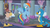 Size: 640x360 | Tagged: safe, screencap, gallus, grampa gruff, rainbow dash, griffon, pegasus, pony, g4, school daze, female, fez, hat, male