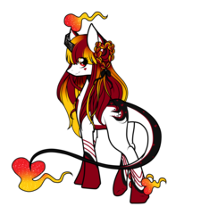 Size: 2000x2223 | Tagged: safe, artist:absolitedisaster08, oc, oc only, original species, pony, female, fog foal, high res, mare, queen of hearts, simple background, solo, transparent background