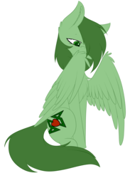 Size: 2925x4000 | Tagged: safe, artist:mimihappy99, oc, oc only, oc:eskalion, pegasus, pony, commission, cute, male, preening, simple background, solo, transparent background
