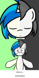 Size: 366x733 | Tagged: safe, artist:erthilo, dj pon-3, vinyl scratch, pony, ask octavia, g4, ask, tumblr