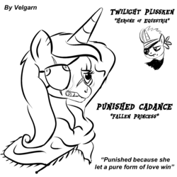 Size: 1088x1088 | Tagged: safe, artist:velgarn, princess cadance, twilight sparkle, alicorn, pony, g4, 4chan cup, 4chan winter cup 2018, black and white, cigar, clothes, escape from new york, eye scar, eyepatch, grayscale, metal gear solid 5, monochrome, request, requested art, scar, scarf, smoking, snake plissken, venom snake