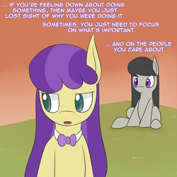 Size: 1280x1280 | Tagged: safe, artist:erthilo, octavia melody, symphony, pony, ask octavia, g4, ask, tumblr