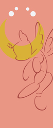 Size: 745x1800 | Tagged: safe, artist:flutterluv, part of a set, somnambula, pegasus, pony, g4, countdown, countdown to season 8, cutie mark background, female, minimalist, modern art, silhouette, solo