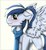 Size: 1195x1300 | Tagged: safe, artist:mariashek, oc, oc only, oc:maxi, pegasus, pony, blushing, clothes, cute, female, mare, ponytail, scarf, simple background, smiling, solo, white background