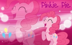 Size: 1280x800 | Tagged: safe, artist:sonicpals101, pinkie pie, earth pony, pony, g4, female, happy, rearing, solo, wallpaper, zoom layer