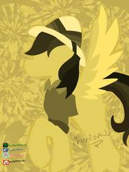 Size: 768x1024 | Tagged: safe, artist:phantomjohara, daring do, g4, female, monochrome, solo