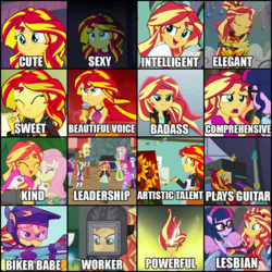 Size: 1475x1475 | Tagged: safe, edit, applejack, fluttershy, pinkie pie, rainbow dash, rarity, ray, sci-twi, sunset shimmer, twilight sparkle, human, equestria girls, equestria girls specials, g4, get the show on the road, my little pony equestria girls: better together, my little pony equestria girls: dance magic, my little pony equestria girls: forgotten friendship, my little pony equestria girls: friendship games, my little pony equestria girls: legend of everfree, my little pony equestria girls: movie magic, my little pony equestria girls: rainbow rocks, my little pony equestria girls: summertime shorts, pet project, the art of friendship, the science of magic, best human, bronybait, caption, daydream shimmer, female, humane five, humane seven, humane six, image macro, jack of all trades, lesbian, meme, ponied up, sci-twilicorn, ship:sci-twishimmer, ship:sunsetsparkle, shipping, skills, talented, teenager, text, waifu