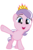 Size: 7000x10750 | Tagged: safe, artist:kaatseye, artist:tardifice, edit, editor:slayerbvc, vector edit, diamond tiara, earth pony, pony, crusaders of the lost mark, g4, my little pony: friendship is magic, absurd resolution, accessory swap, crown, female, filly, jewelry, new crown, regalia, simple background, solo, transparent background, vector