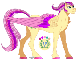 Size: 1072x852 | Tagged: safe, artist:bijutsuyoukai, oc, oc only, pegasus, pony, colored hooves, colored wings, magical lesbian spawn, male, multicolored wings, offspring, parent:fluttershy, parent:twilight sparkle, parents:twishy, simple background, solo, stallion, transparent background