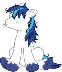 Size: 2594x3000 | Tagged: safe, artist:chainchomp2 edits, edit, editor:slayerbvc, vector edit, shining armor, earth pony, pony, g4, the crystalling, cracked armor, earth pony shining armor, high res, male, messy mane, race swap, scared, simple background, solo, stallion, stubble, transparent background, vector, wide eyes, woobie