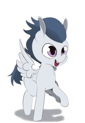 Size: 886x1283 | Tagged: safe, artist:bubbypones, artist:bunihud, rumble, pegasus, pony, g4, colt, male, simple background, solo, transparent background