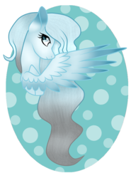 Size: 2108x2856 | Tagged: safe, artist:bluemoonbluepony, oc, oc only, oc:nera paint, pegasus, pony, bust, female, high res, mare, portrait, solo