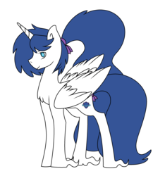 Size: 2728x2912 | Tagged: safe, artist:angellstarcake, oc, oc only, oc:shining shield, alicorn, pony, high res, male, simple background, solo, stallion, white background