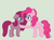 Size: 818x598 | Tagged: safe, artist:sweetpastelanime, pinkie pie, earth pony, pony, g4, comforting, crying, duality, pinkamena diane pie, simple background