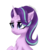 Size: 1693x1694 | Tagged: safe, artist:queenofsilvers, starlight glimmer, pony, unicorn, g4, chest fluff, ear fluff, female, fluffy, heart eyes, horn, mare, simple background, smiling, solo, transparent background, wingding eyes